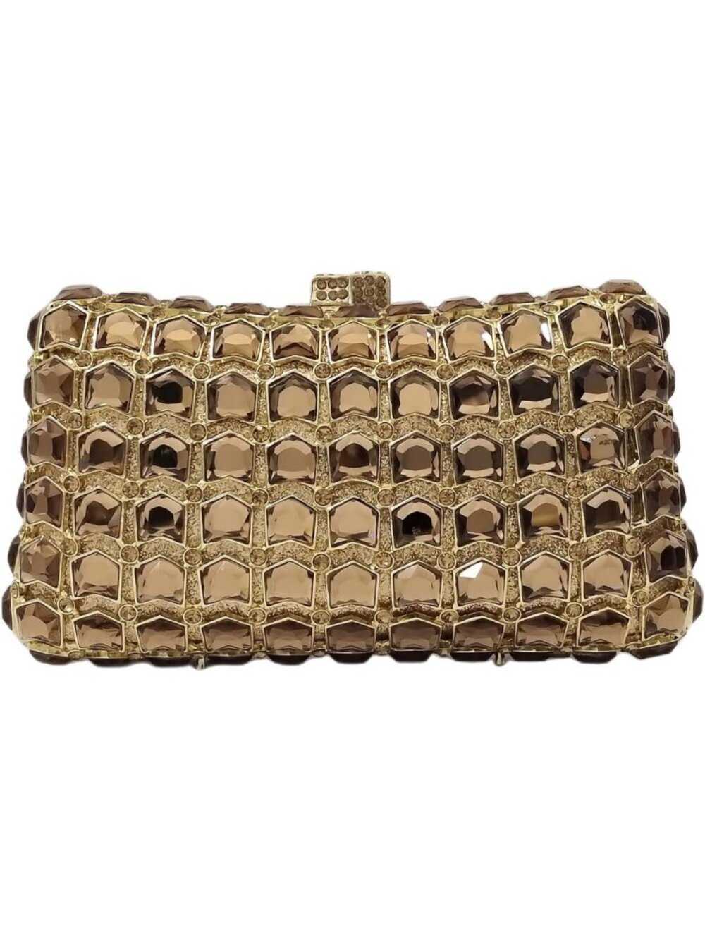 Elegant Crystal Clutch Evening Bag for Prom, Wedding, Bridal Party - Unique